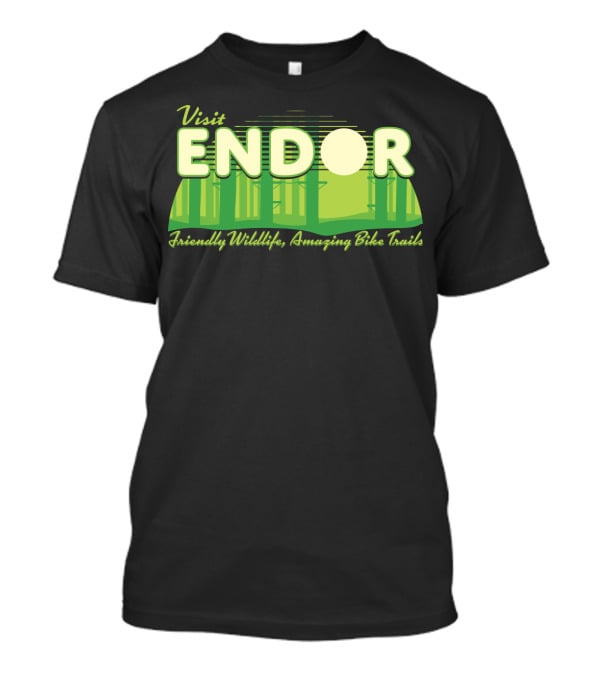 Visit Endor Friendly Wildlife Amazing Bike Trails T-Shirt