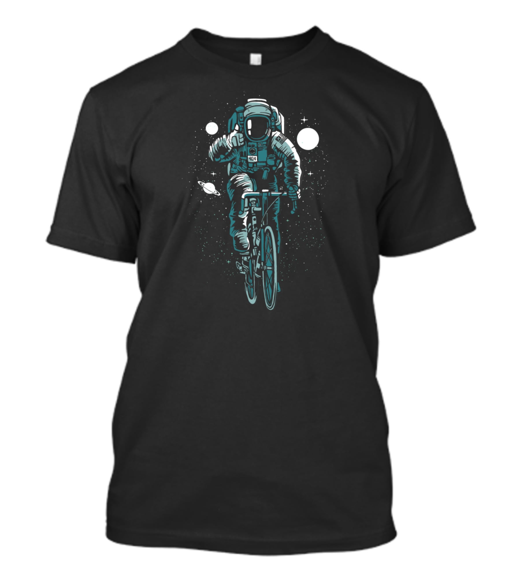 Galaxy Cruise Astronaut Biking Through Space T-Shirt