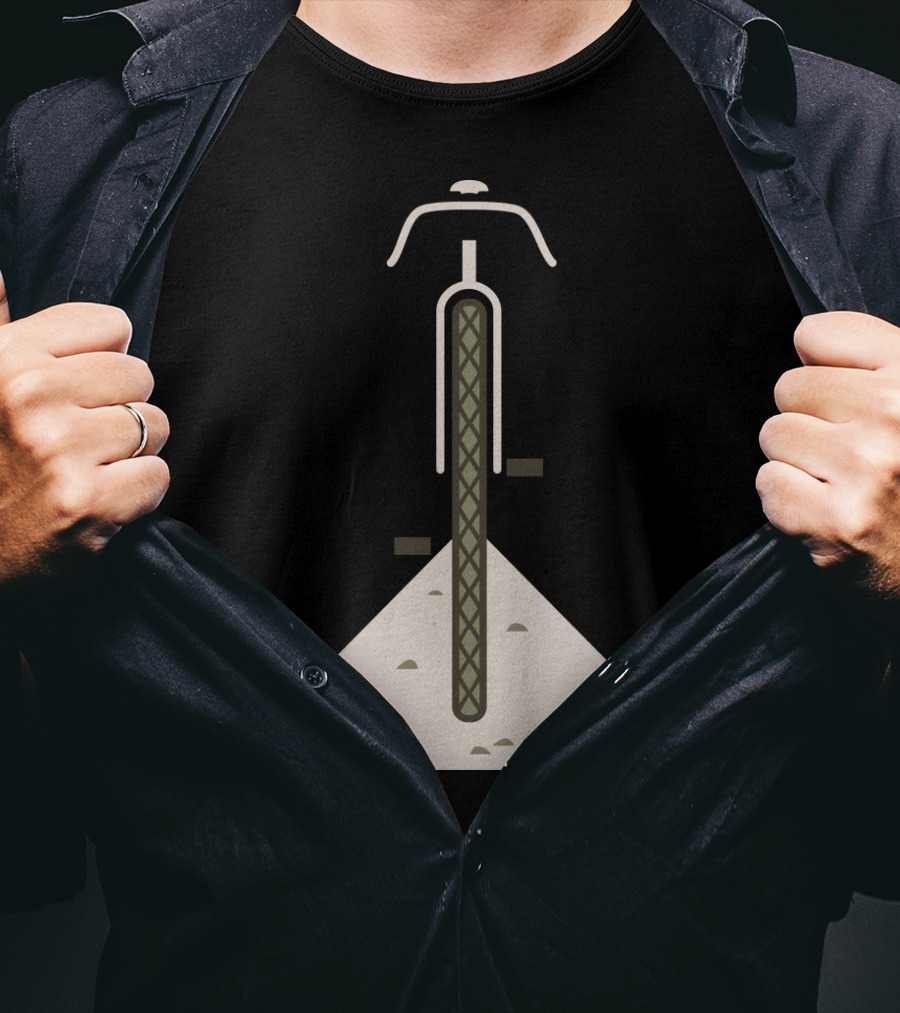 Gravel Grinder Bicycle Path Adventure T-Shirt