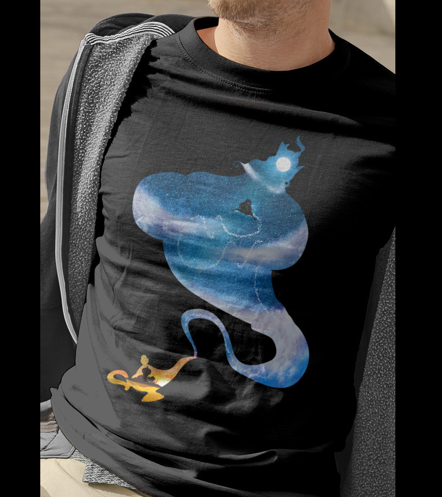 Greater Than All The Magic Lamp Sky Journey T-Shirt