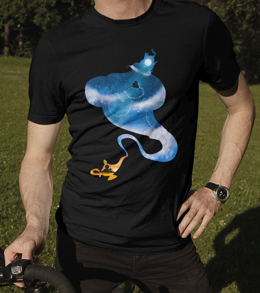 Greater Than All The Magic Lamp Sky Journey T-Shirt