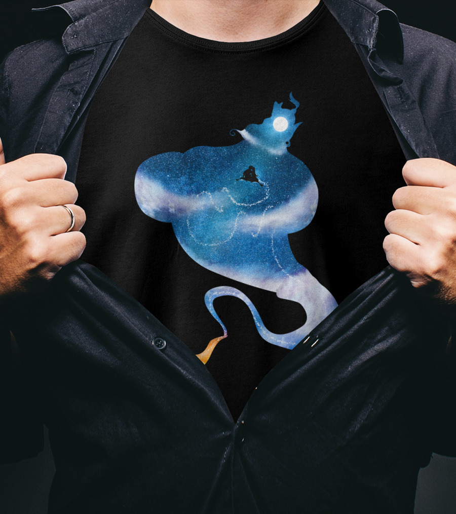 Greater Than All The Magic Lamp Sky Journey T-Shirt