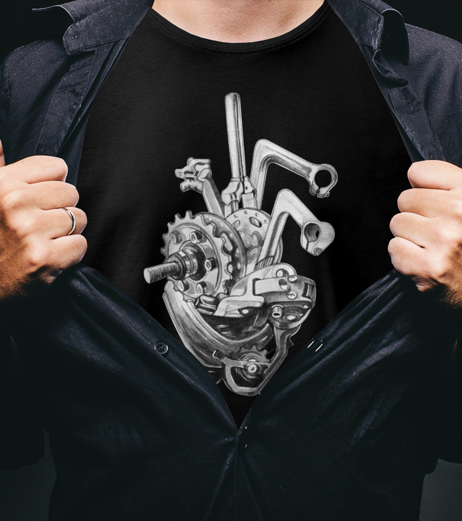 HeartampSoul Bike Mechanic T-Shirt