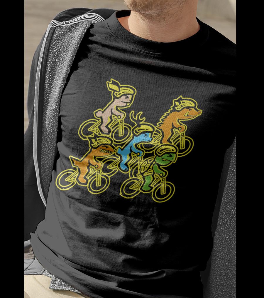 Cycling Animals Team Adventure T-Shirt