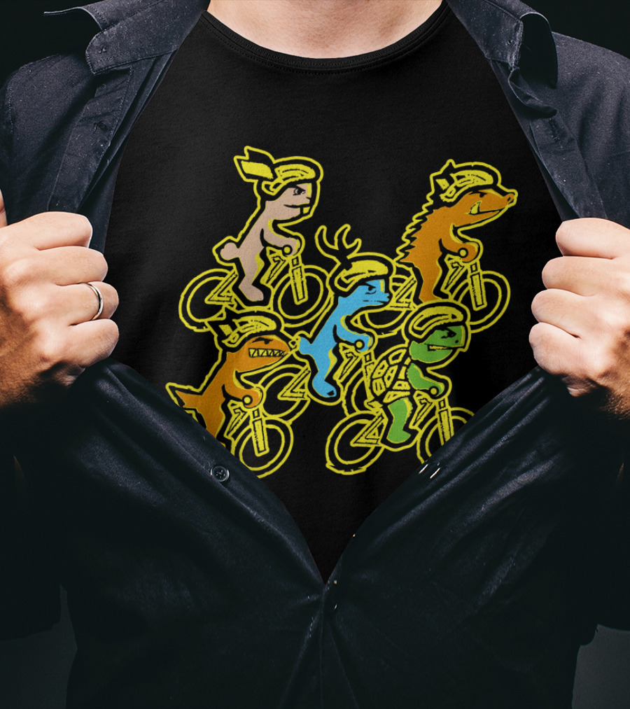 Cycling Animals Team Adventure T-Shirt