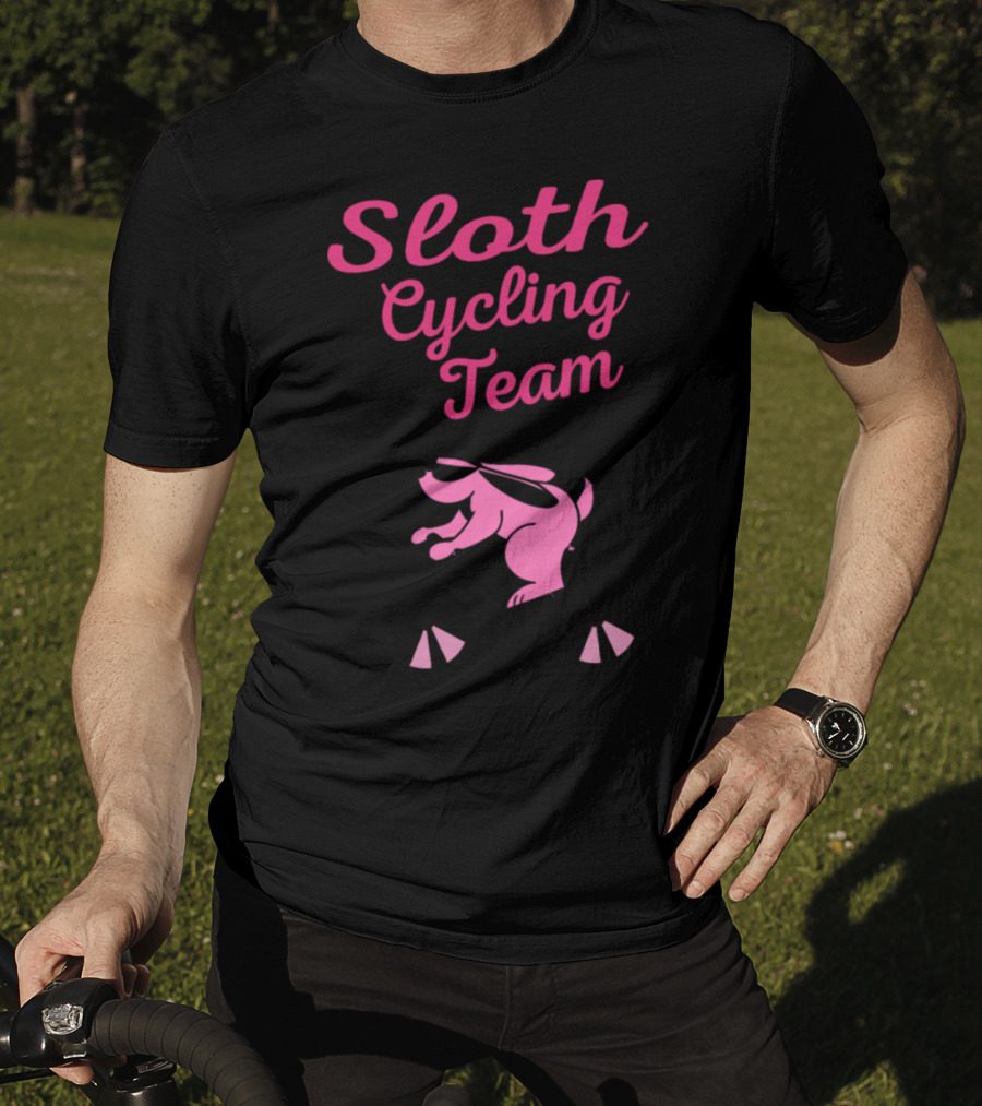 Sloth Cycling Team Hobbies Wheel Cycling Bike Mountains T-Shirt