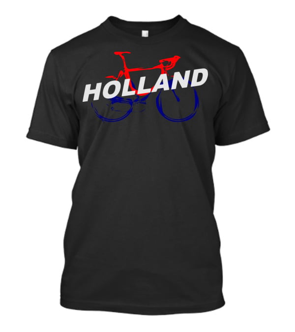 Holland Red Blue Bike T-Shirt