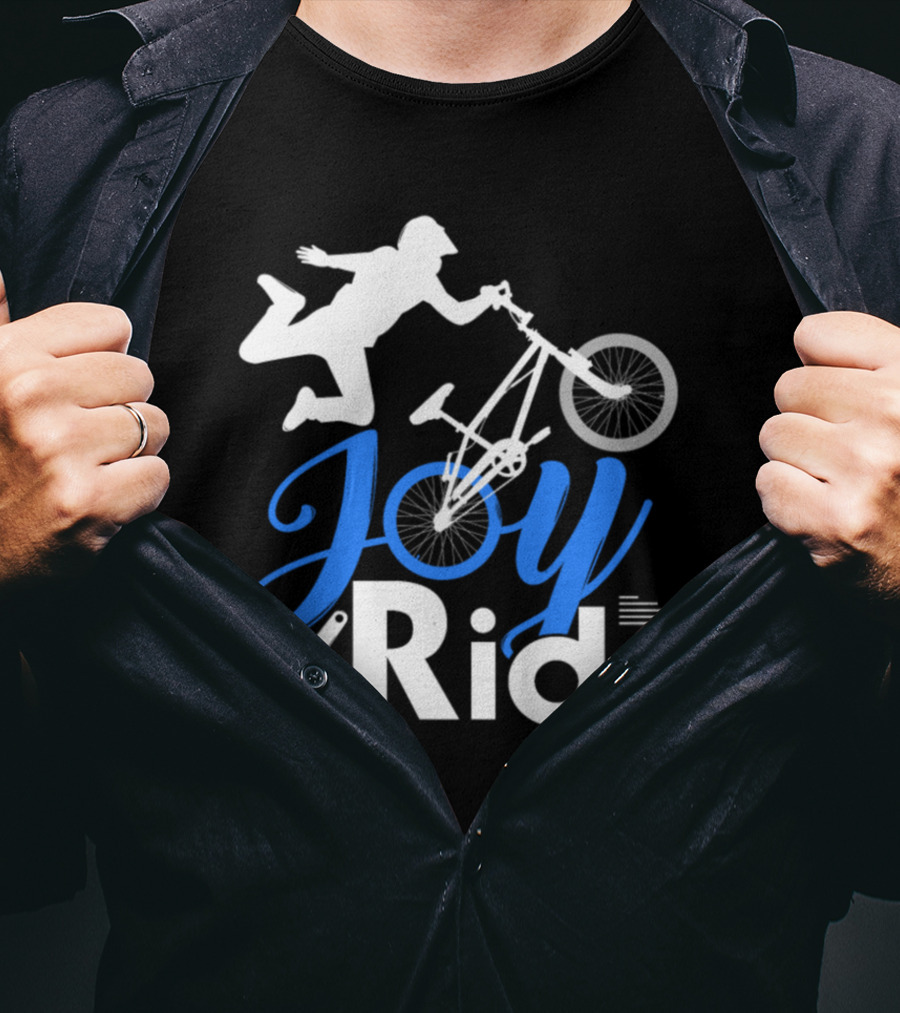 Joy Ride BMX Bicycle Jump Athlete T-Shirt