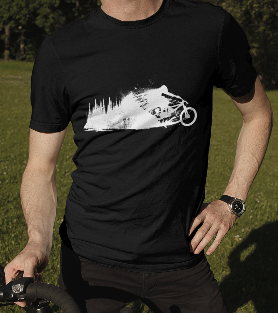 MTB Rider Forest Trail Adventure Sprint T-Shirt