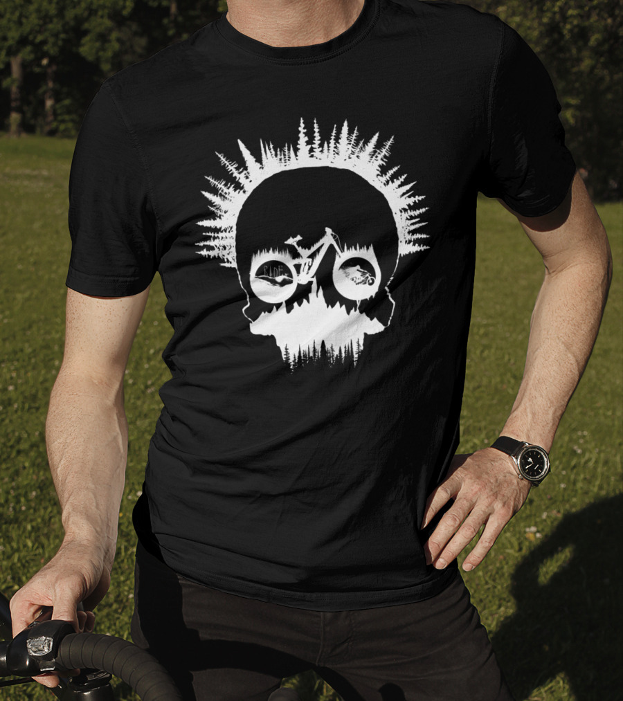 MTB Skull Ride Forest Bicycle Adventure T-Shirt