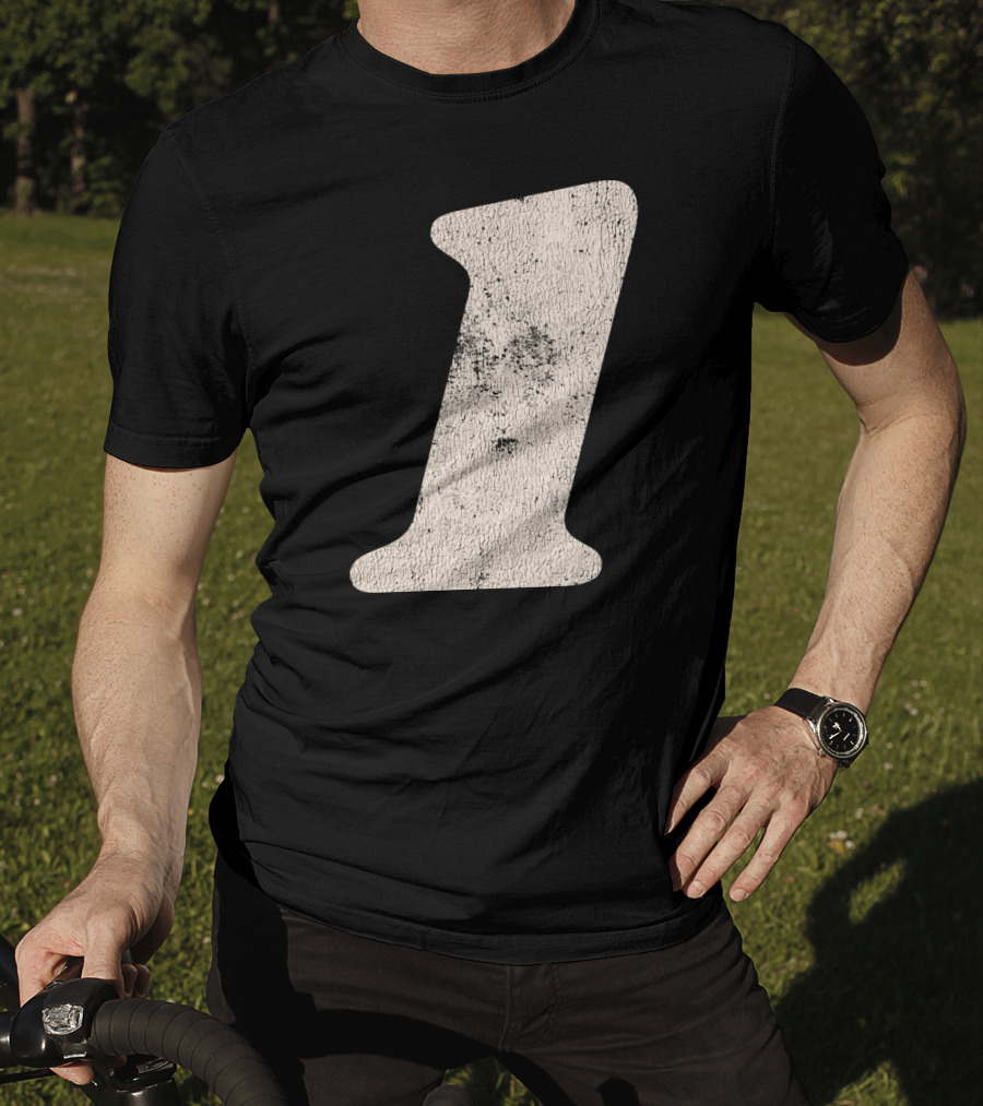 Number One Textured T-Shirt