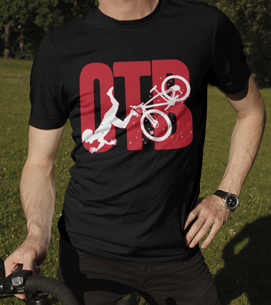 OTB Over The Bar Cyclist Flip Stunt T-Shirt