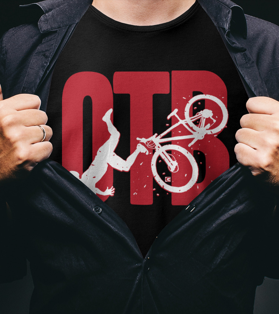 OTB Over The Bar Cyclist Flip Stunt T-Shirt