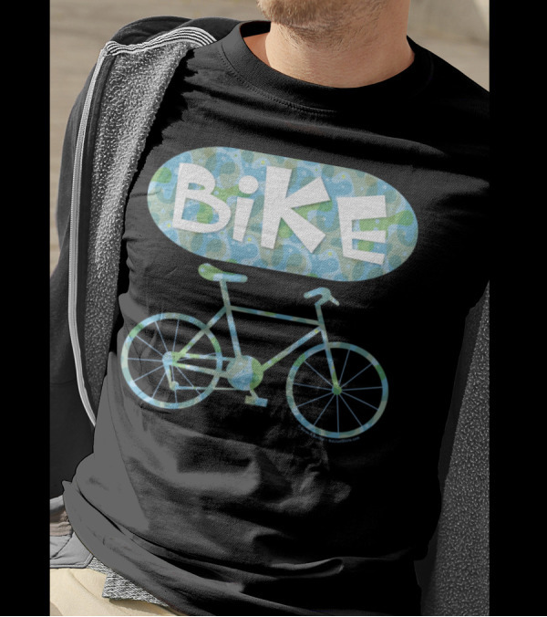 BiKE Oval Vintage Bicycle T-Shirt