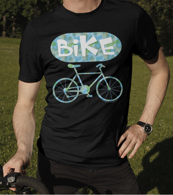 BiKE Oval Vintage Bicycle T-Shirt