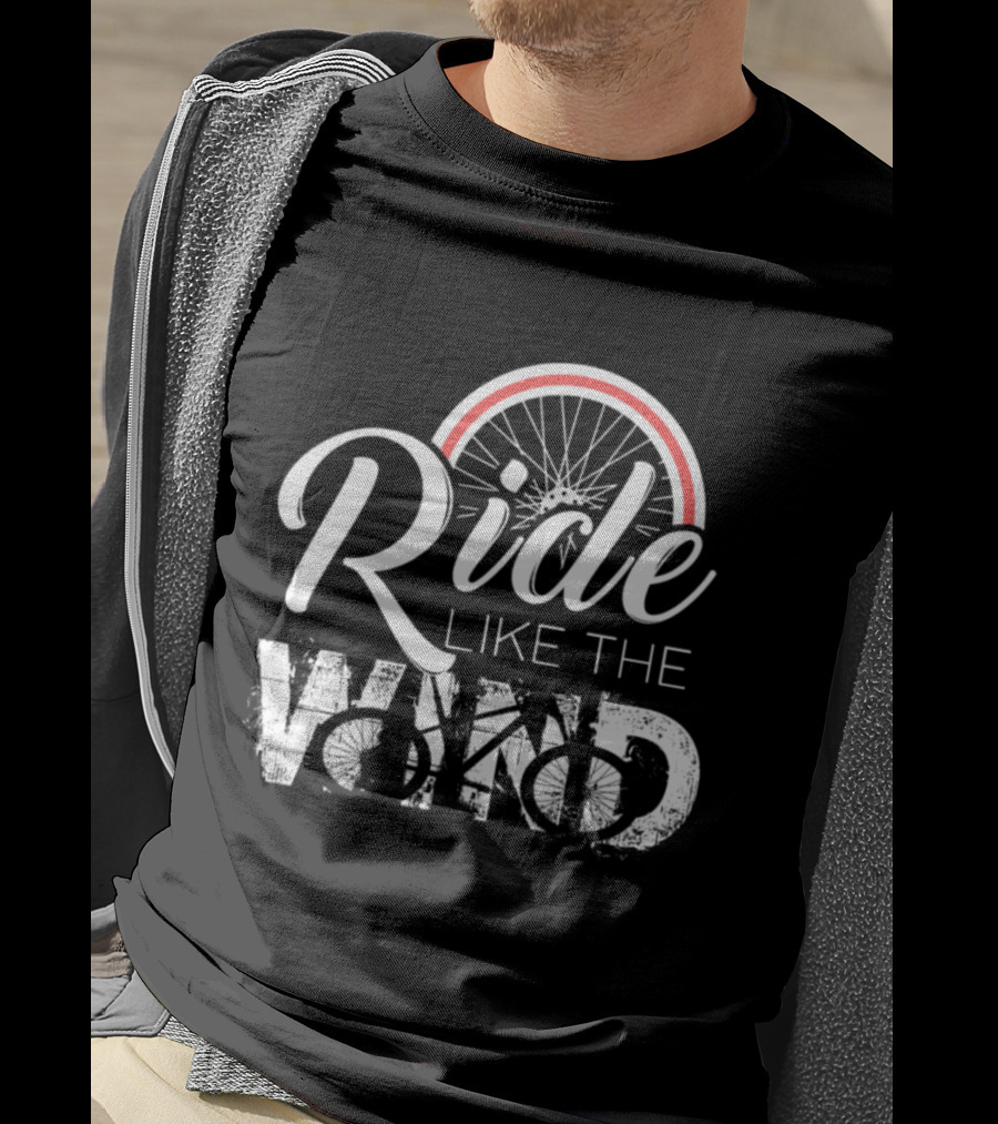 Ride Like The Wind Fast Bicycle Wheel Elements T-Shirt