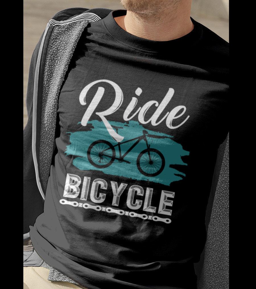 Ride Bicycle Biker Idea T-Shirt