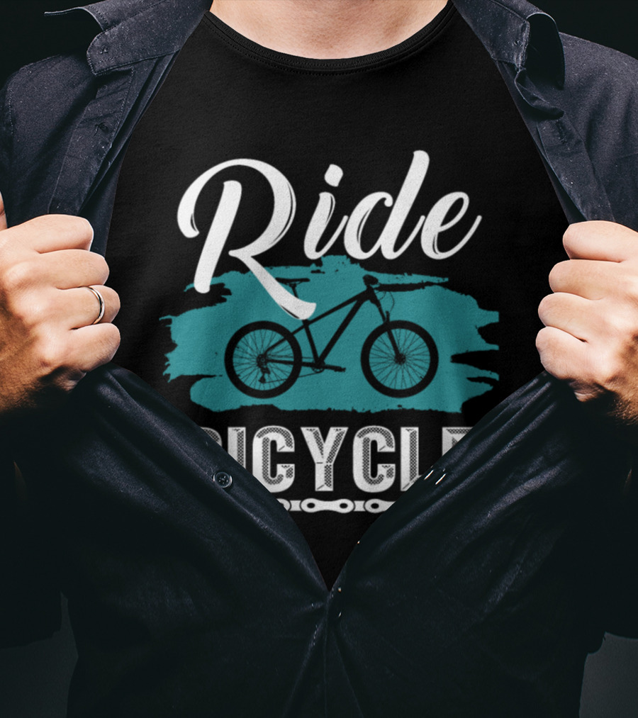 Ride Bicycle Biker Idea T-Shirt