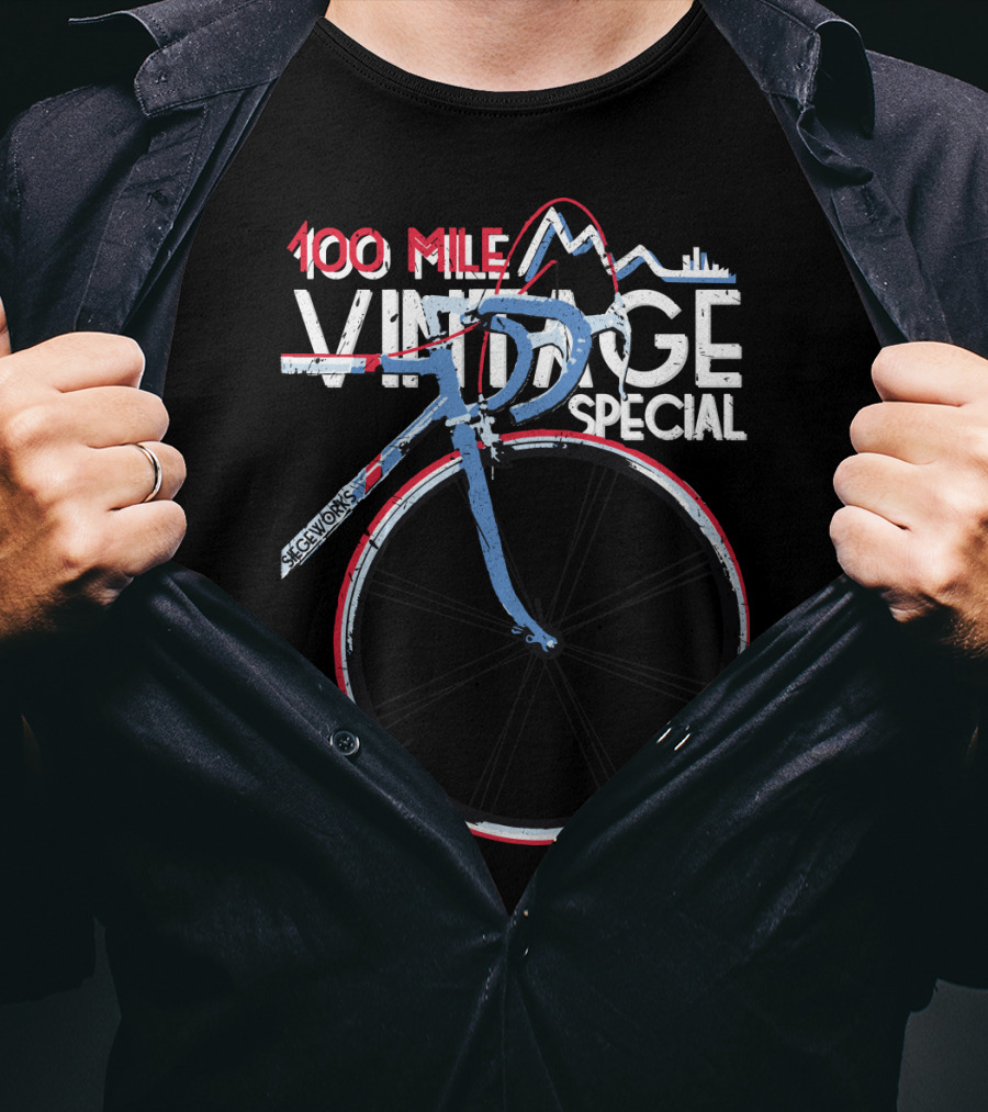 100 Mile Ride Vintage Special Sceneworks T-Shirt