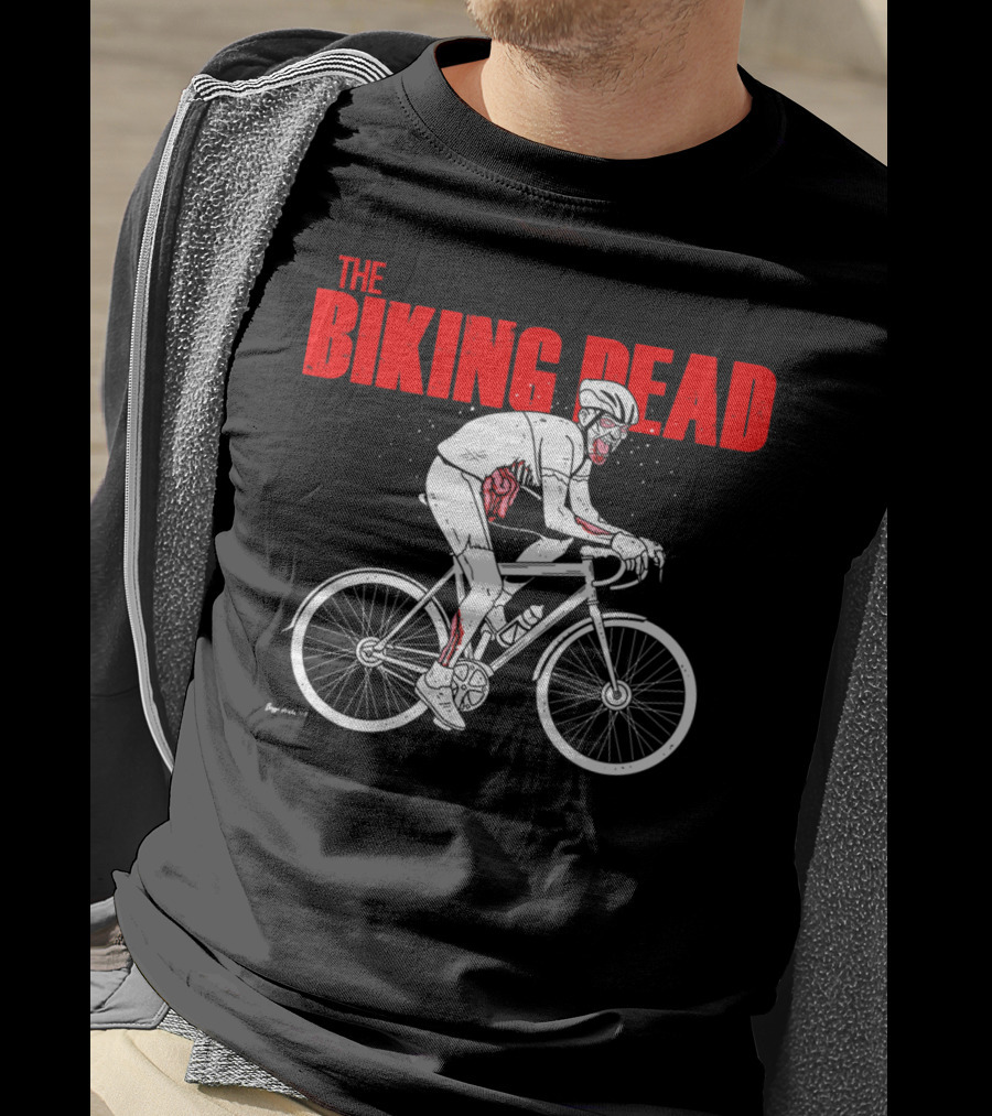 The Biking Dead Zombie Cyclist T-Shirt