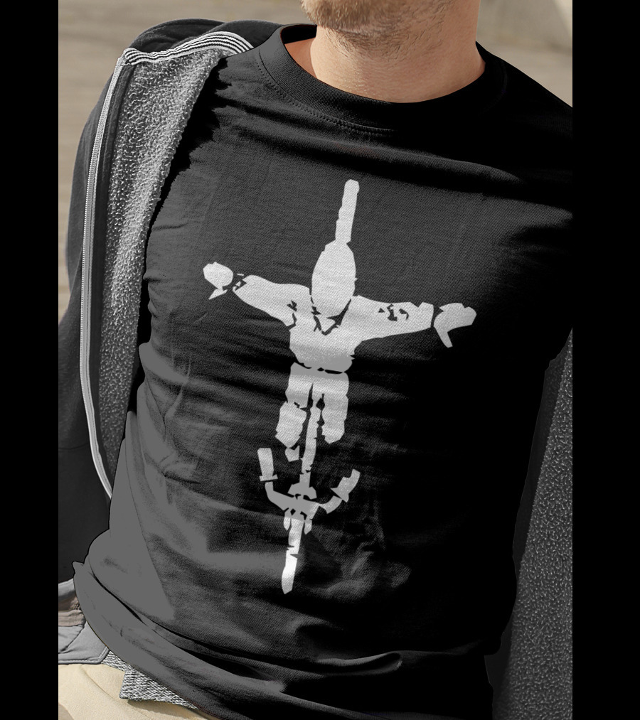 The Joy Of Cycling Crucifix Rider T-Shirt
