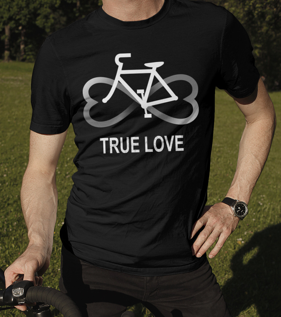 True Love Bike Infinity Hearts T-Shirt