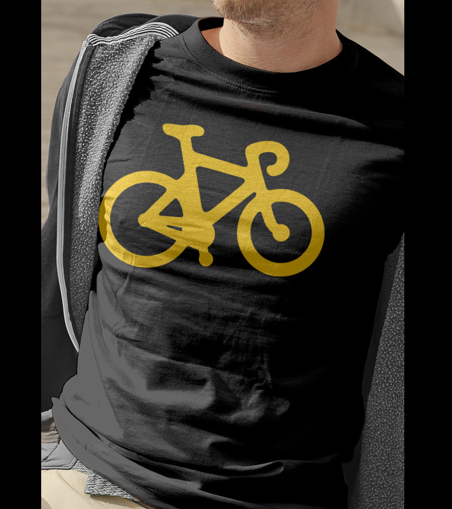 Yellow Road Bike T-Shirt