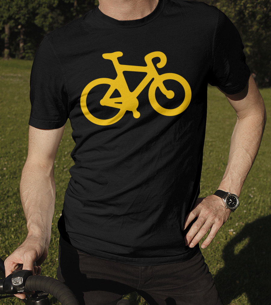 Yellow Road Bike T-Shirt