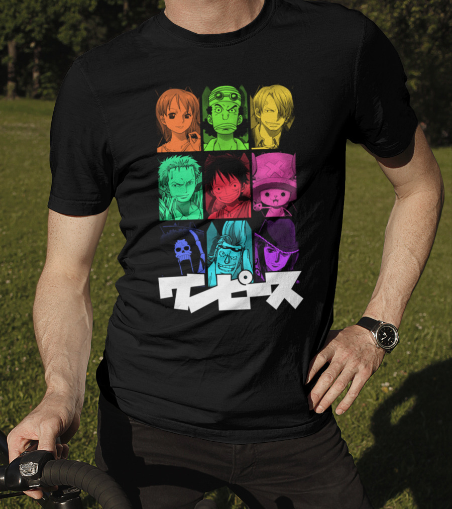 One Piece Crew Characters In Vibrant Colors T-Shirt