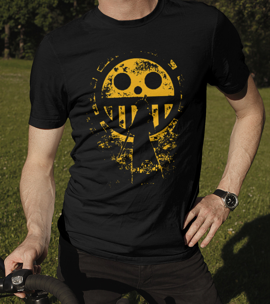 Trafalgar D. Water Law Heart Pirates Jolly Roger Op Op One Piece Fan Gear T-Shirt