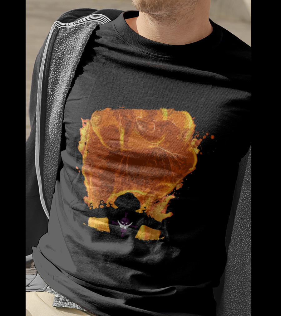 Fire Fist Ace Flaming Punch T-Shirt