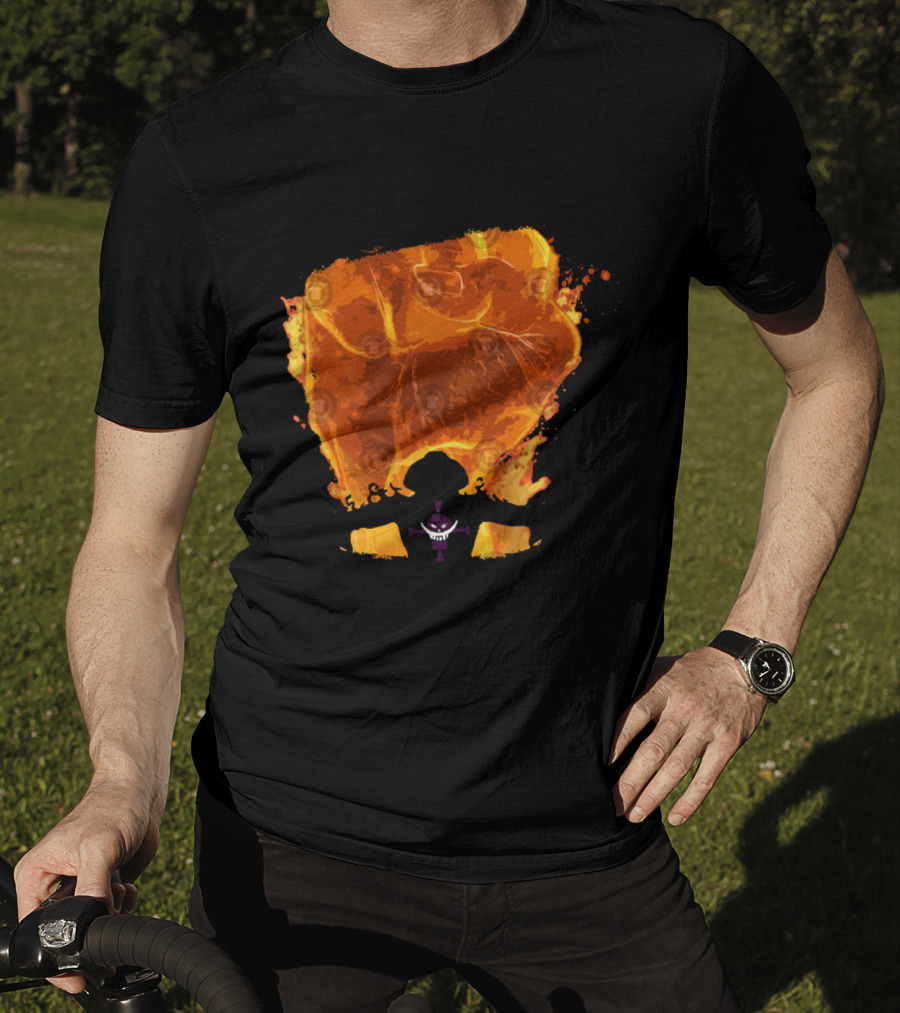 Fire Fist Ace Flaming Punch T-Shirt
