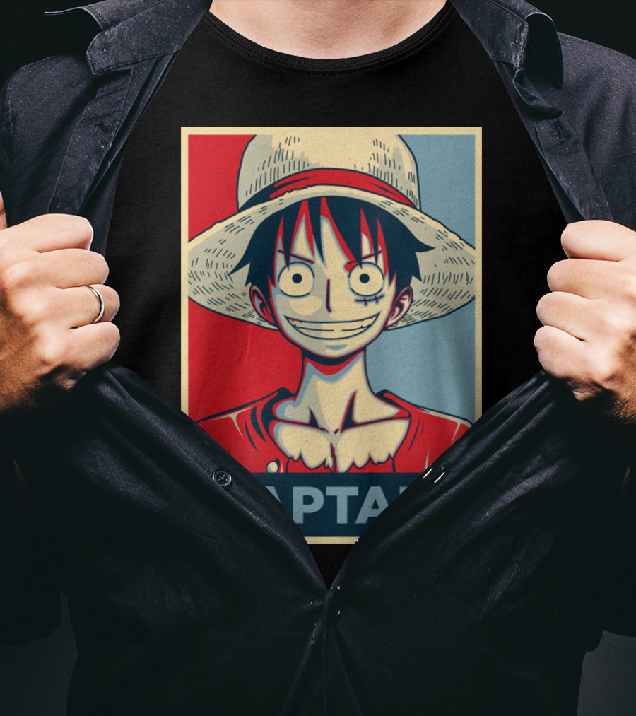 Luffy Captain Straw Hat T-Shirt