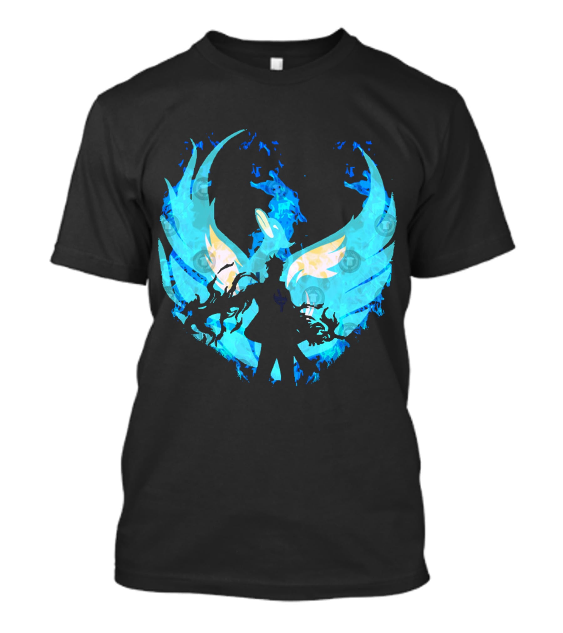 Marco The Phoenix Blue Flame Mastery Guardian Transformation T-Shirt