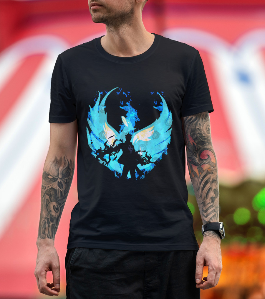 Marco the Phoenix Blue Flame Mastery Guardian Transformation T-Shirt
