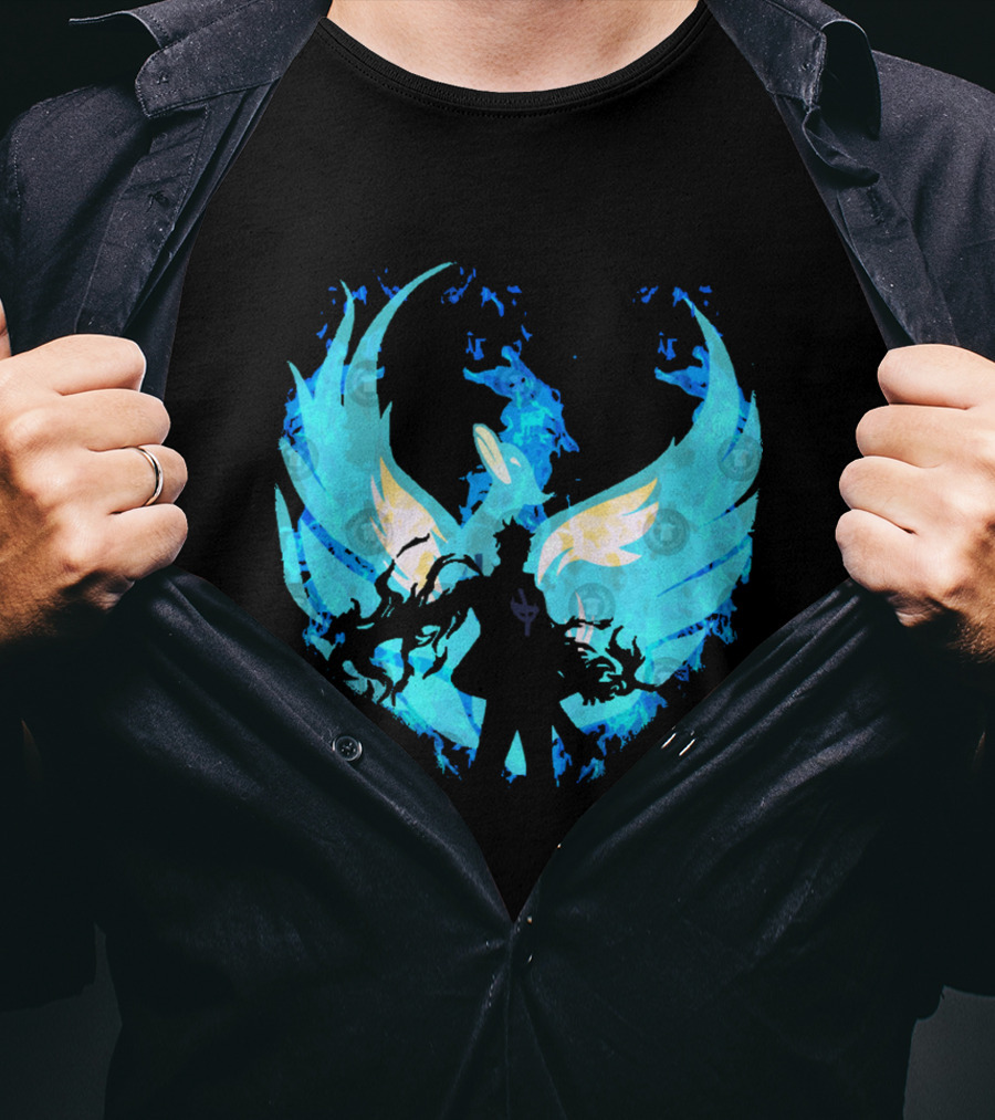 Marco The Phoenix Blue Flame Mastery Guardian Transformation T-Shirt