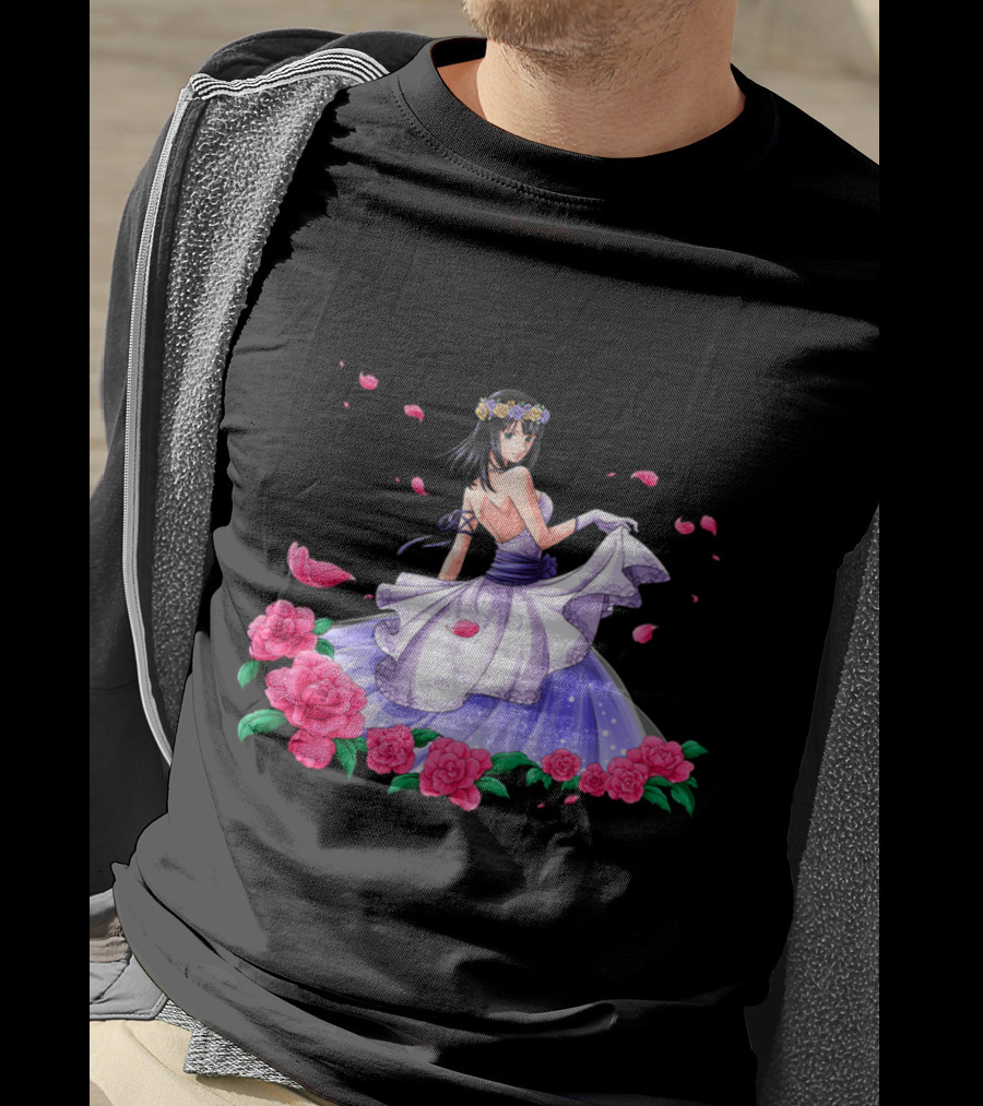 Nico Robin Floral Gown Scene One Piece T-Shirt