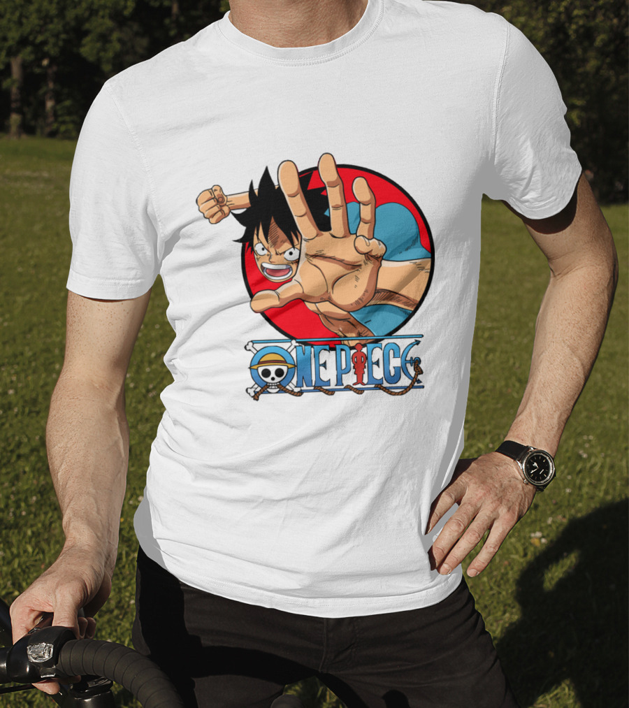 Luffy One Piece Manga Anime Adventure Iconic Skull T-Shirt