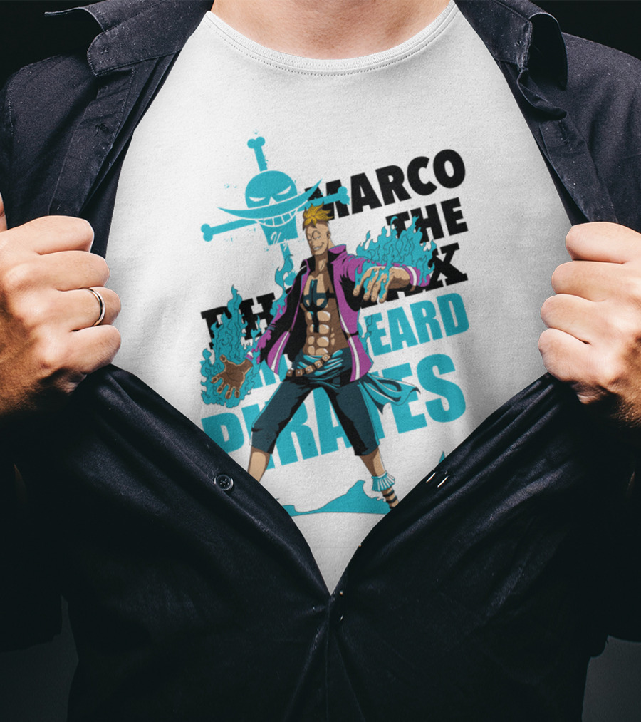 Marco The Phoenix Whitebeard Pirates One Piece T-Shirt