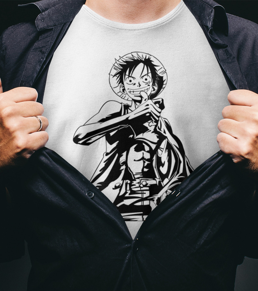 Monkey D. Luffy One Piece Anime Manga Pirate Adventures Fan T-Shirt