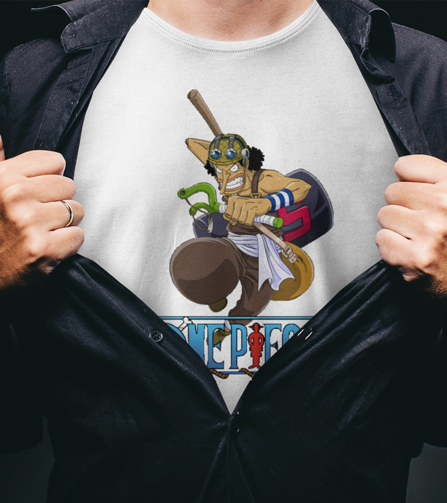One Piece Usopp Straw Hat Pirate Character T-Shirt