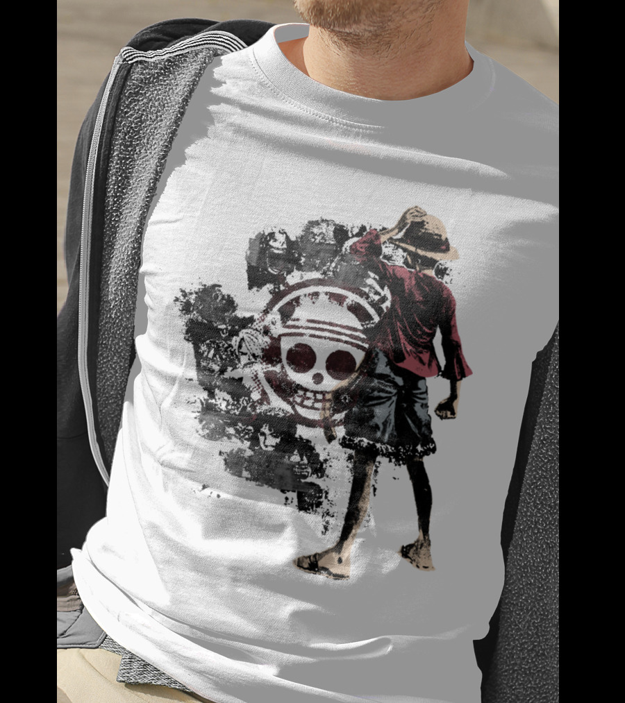 One Piece Straw Hat Pirate Skull Luffy T-Shirt