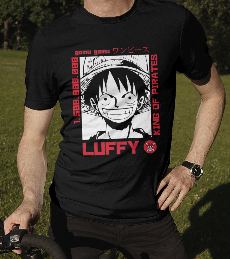 Gomu Gomu One Piece Luffy King Of Pirates 1.500.000.000 T-Shirt