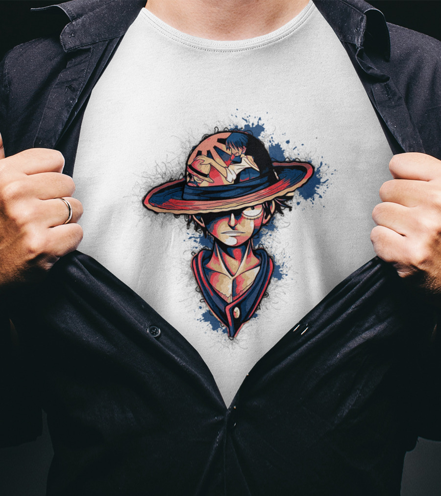 ONE PIECE Luffy The Captain FanArt Iconic Hat T-Shirt