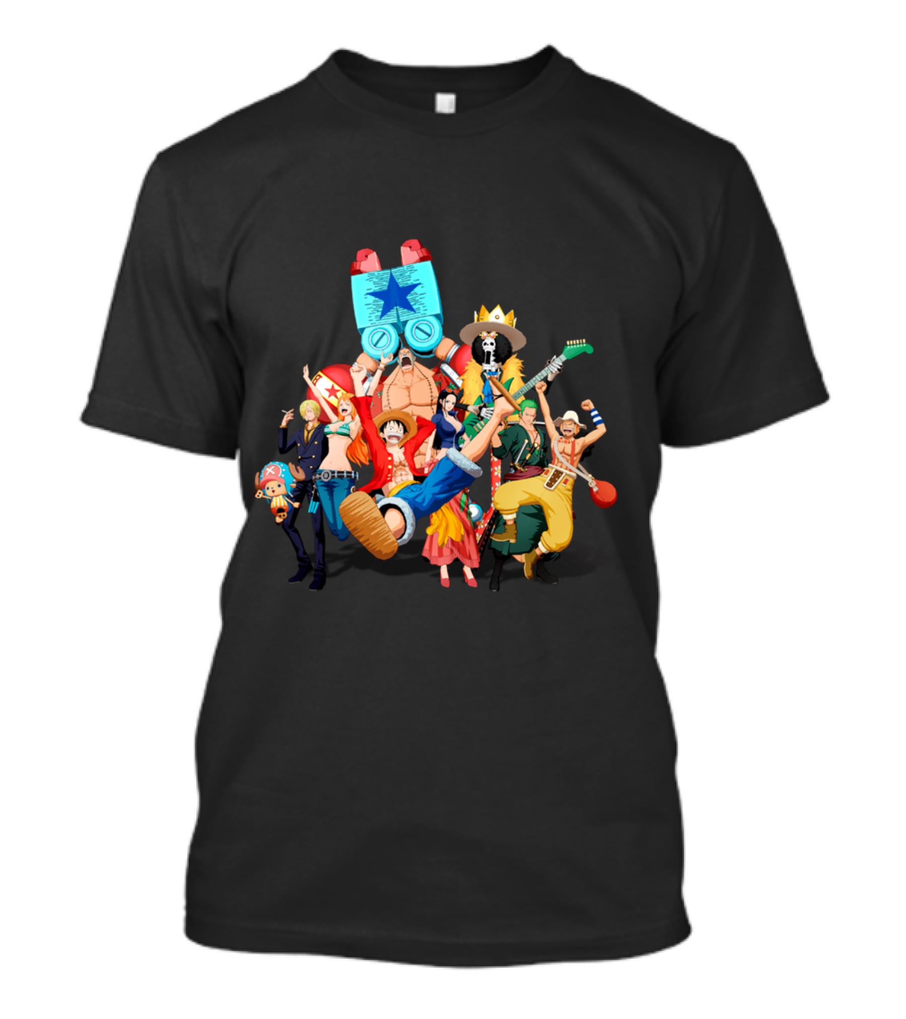 Straw Hat Crew From One Piece Adventure T-Shirt