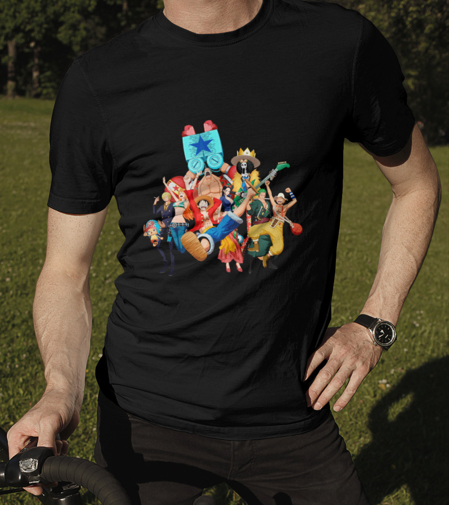 Straw Hat Crew From One Piece Adventure T-Shirt