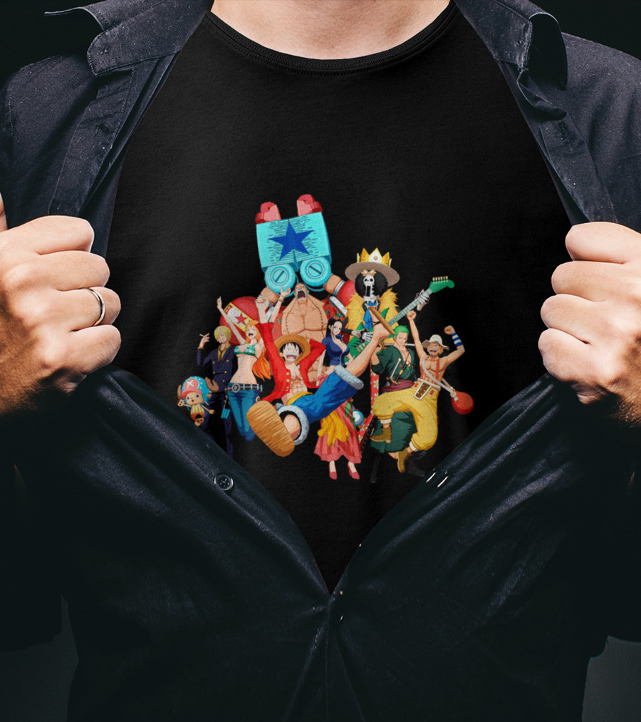 Straw Hat Crew From One Piece Adventure T-Shirt