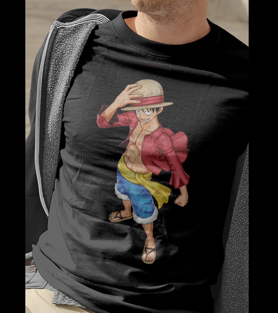 One Piece World Seeker Monkey D. Luffy Adventure T-Shirt