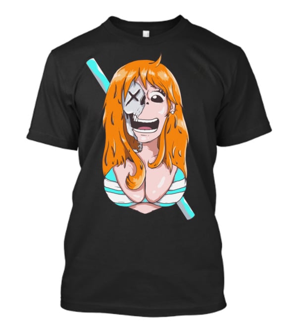 Skally Nami One Piece Skeleton Crossover T-Shirt