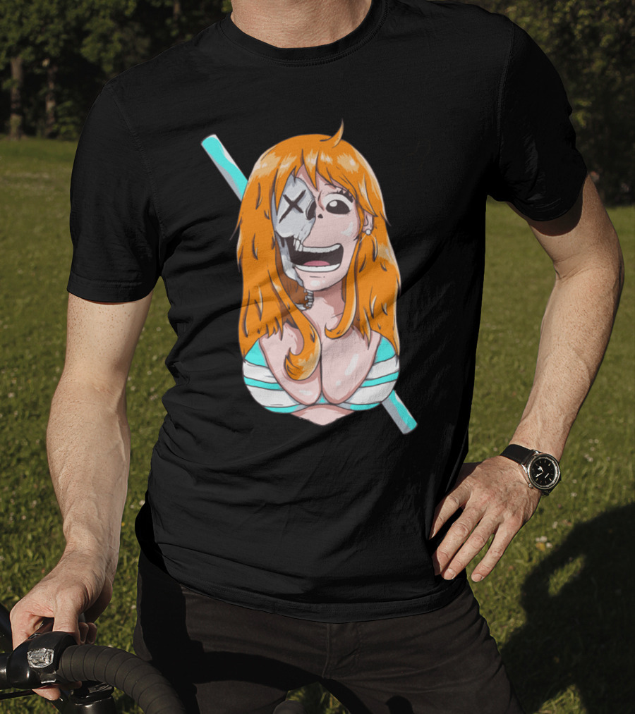 Skally Nami One Piece Skeleton Crossover T-Shirt